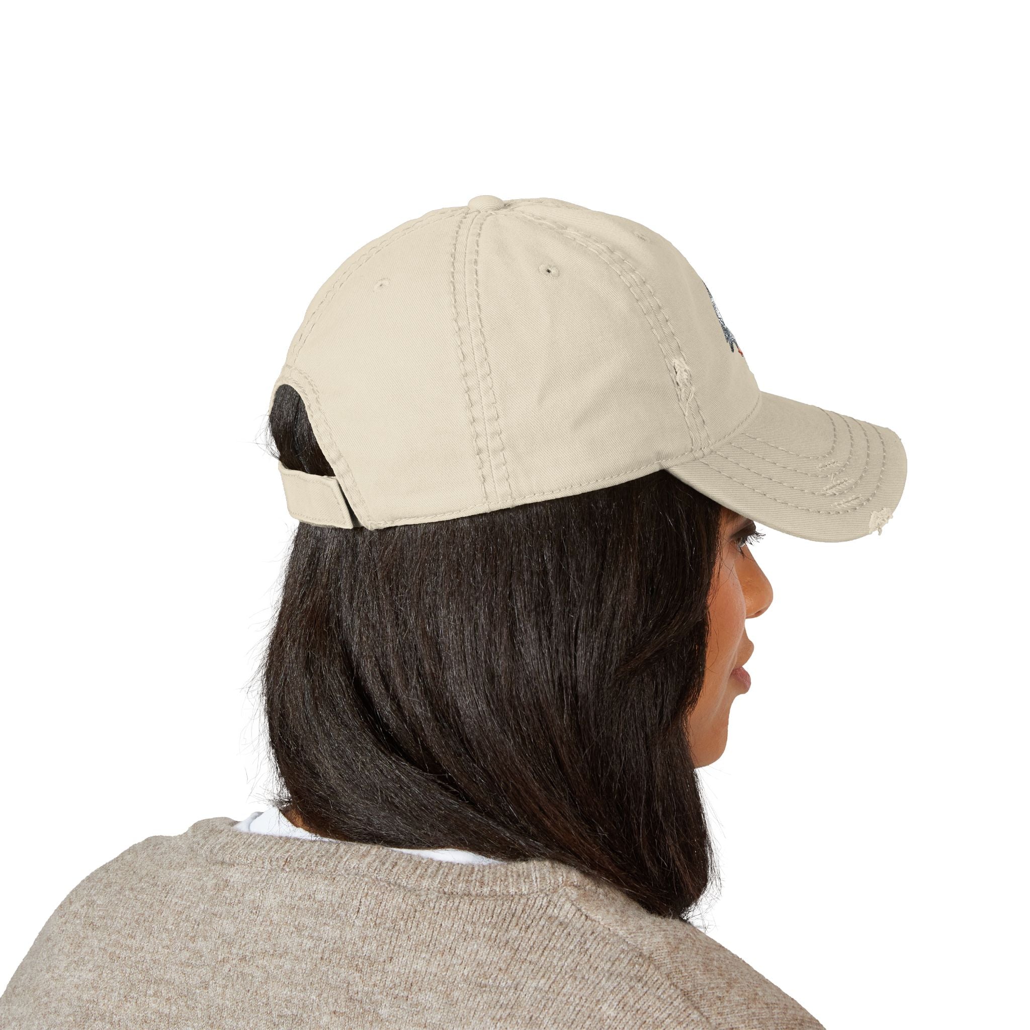 Corona NYC Pigeon Dad Hat – Distressed Embroidered New York Soccer Ball Cap