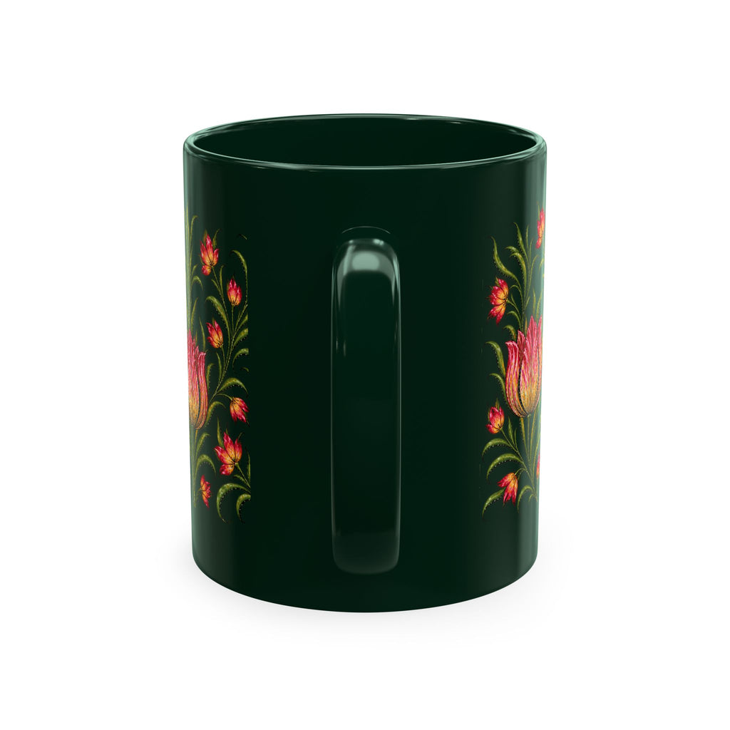 Floral Pattern Ceramic Mug — Botanic Garden Tea Coffee Cup