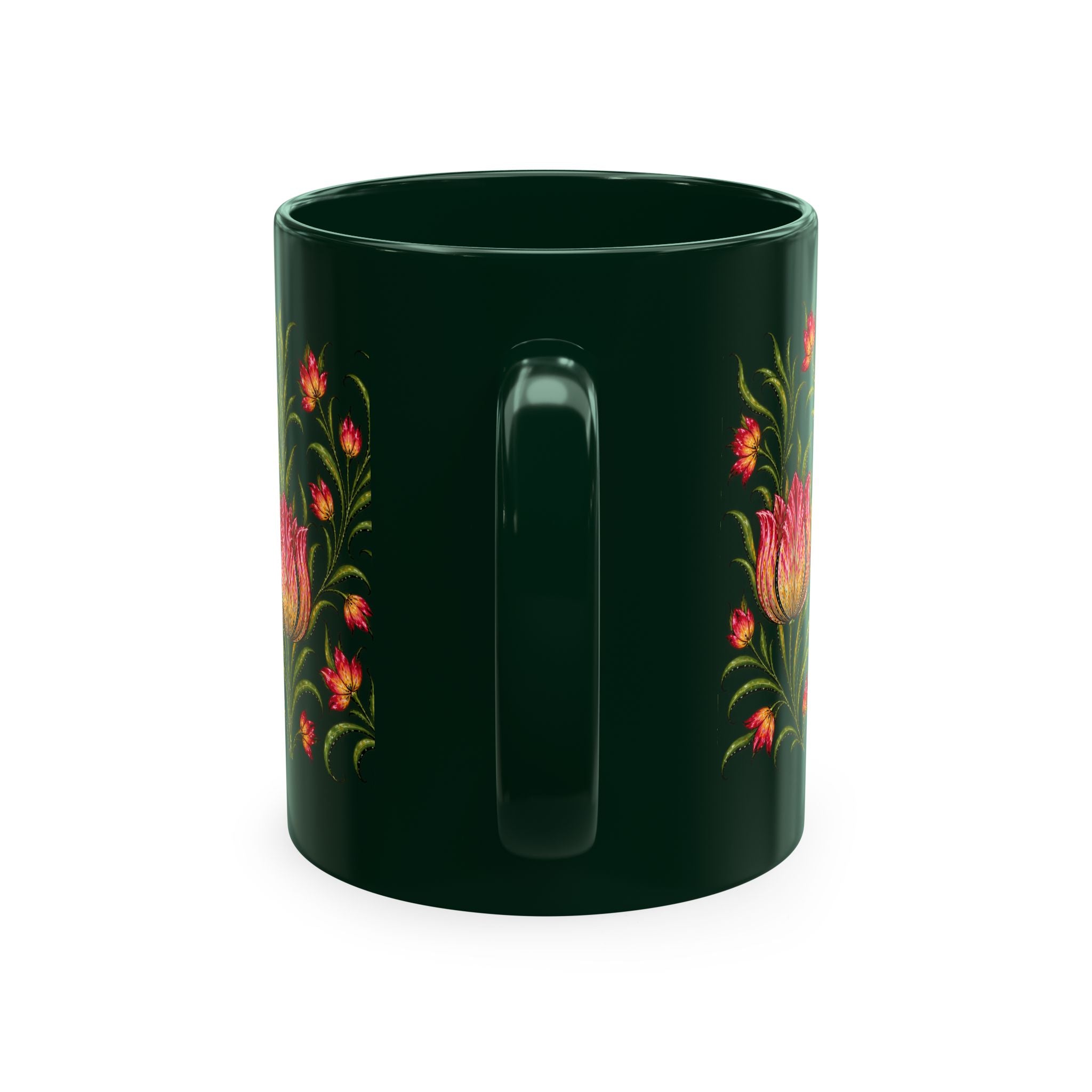 Floral Pattern Ceramic Mug — Botanic Garden Tea Coffee Cup