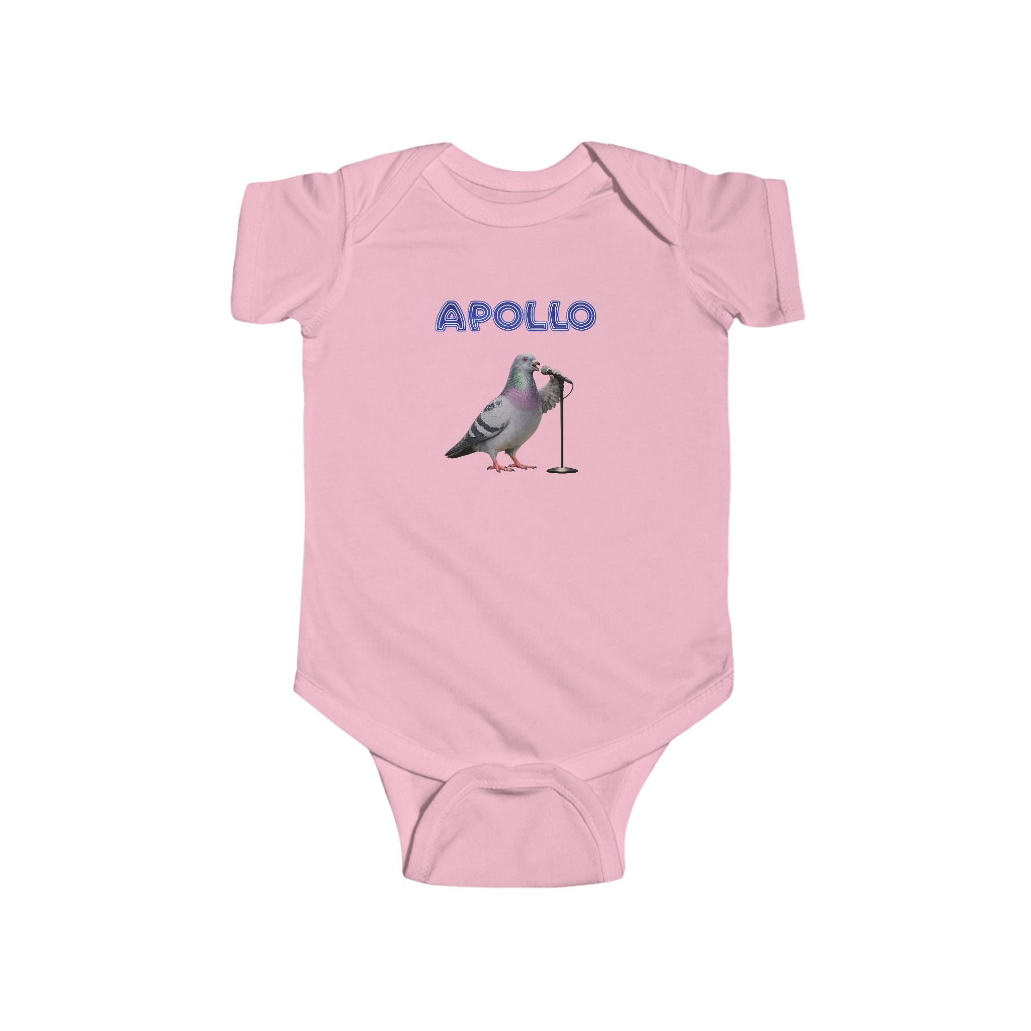 Customizable Harlem NYC Pigeon Baby Onesie | New Yorker Reveal Infant Bodysuit