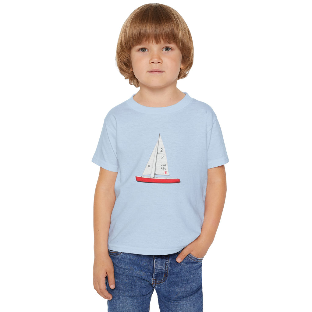 Central Park Model Sailboat NYC Kids Toddler T-Shirt — Sailboat Graphic Childrens Tee