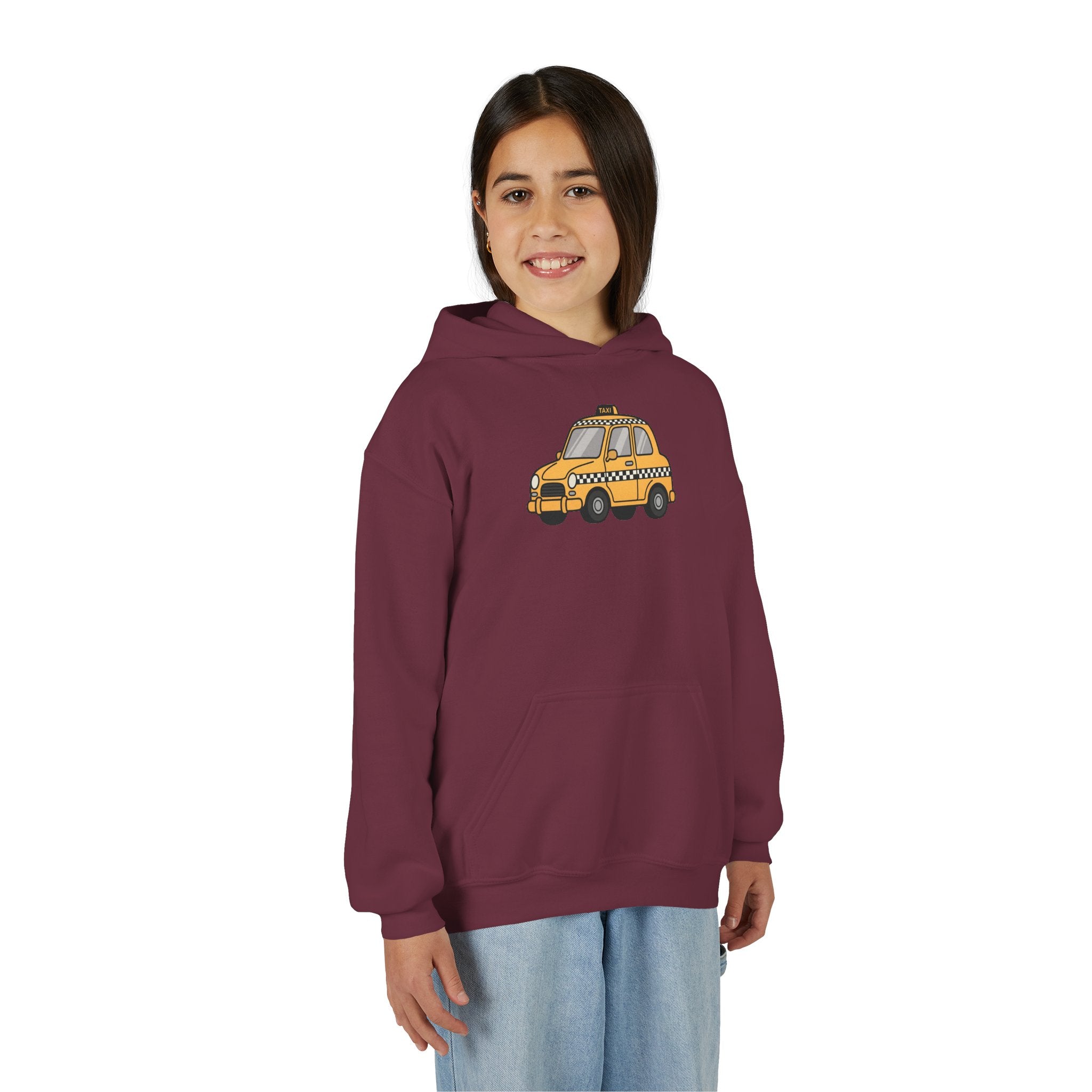 Taxi Cab NYC Kids Hoodie | New York Childrens Hooded Sweatshirt