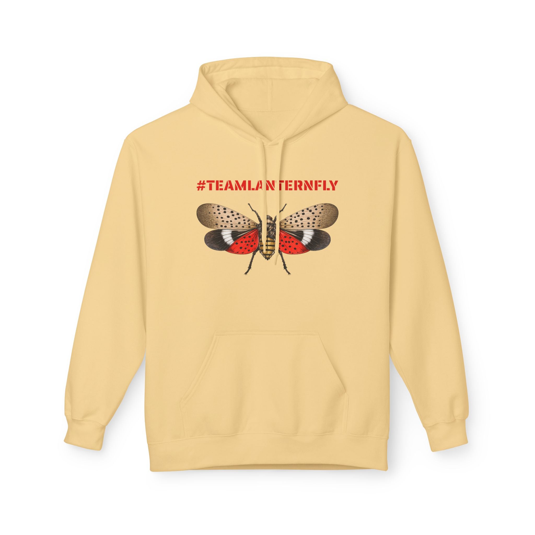 NYC Spotted Lanternfly Hoodie — Team Lanternfly Hooded Pullover Sweatshirt