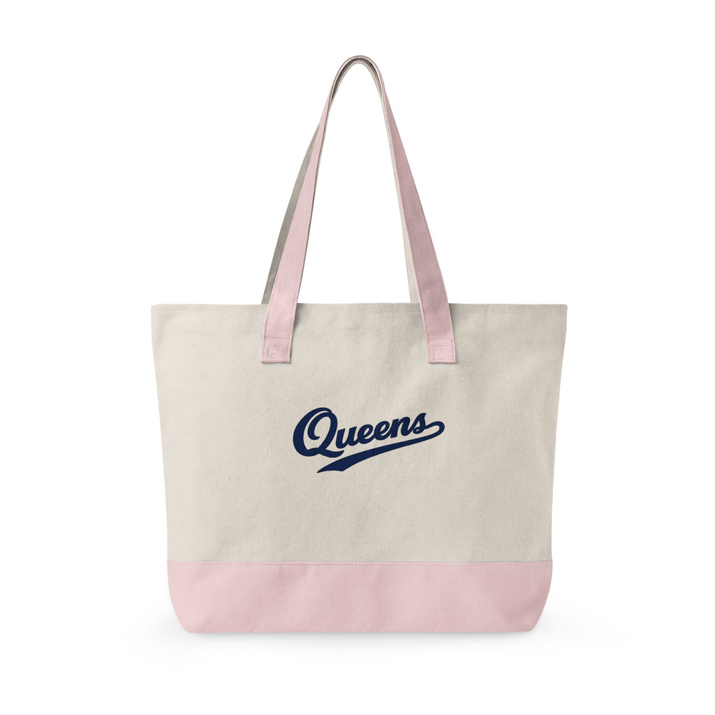 Queens Canvas Tote — Zippered Market Bag