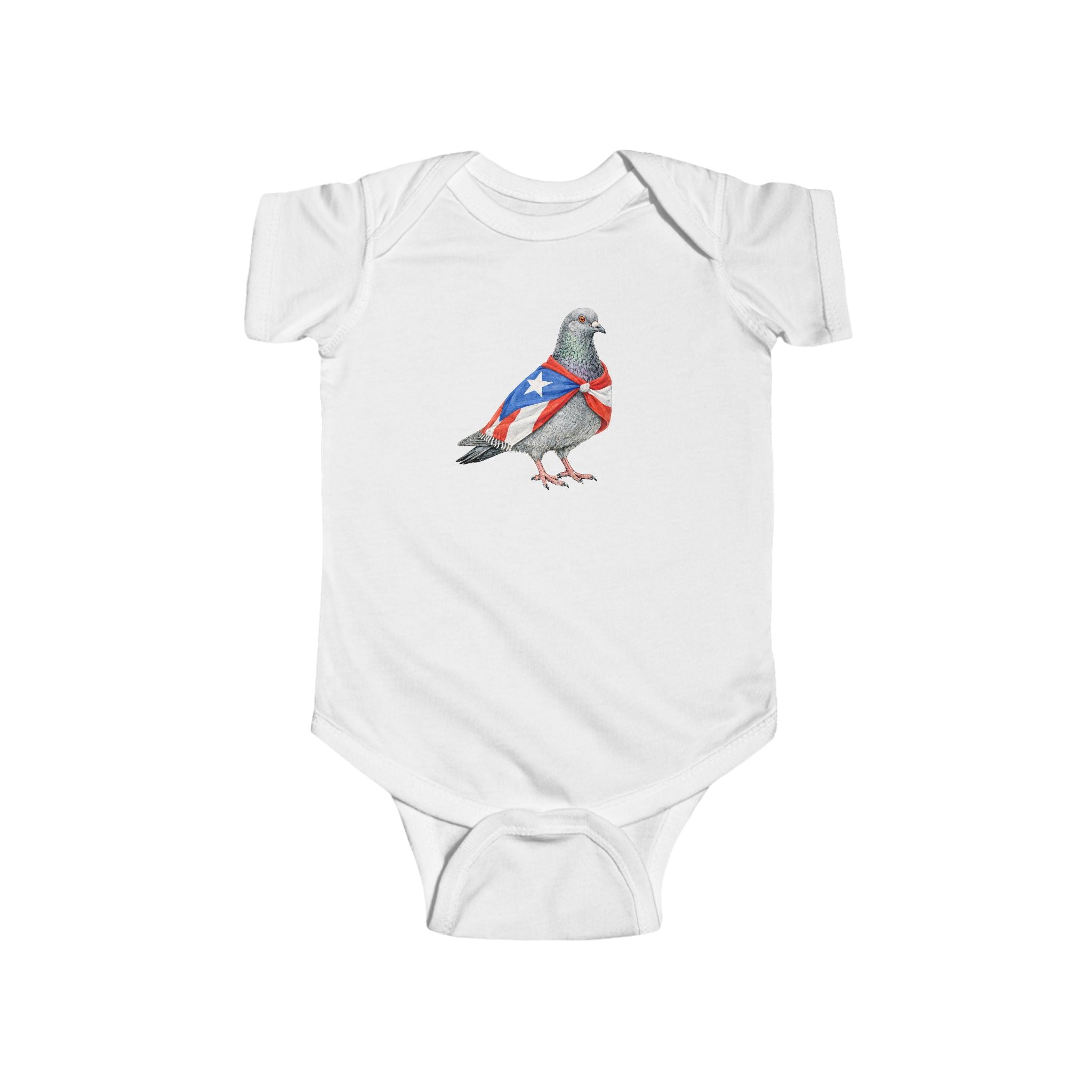 Customizable East Harlem NYC Pigeon Baby Onesie | New Yorker Reveal Infant Bodysuit