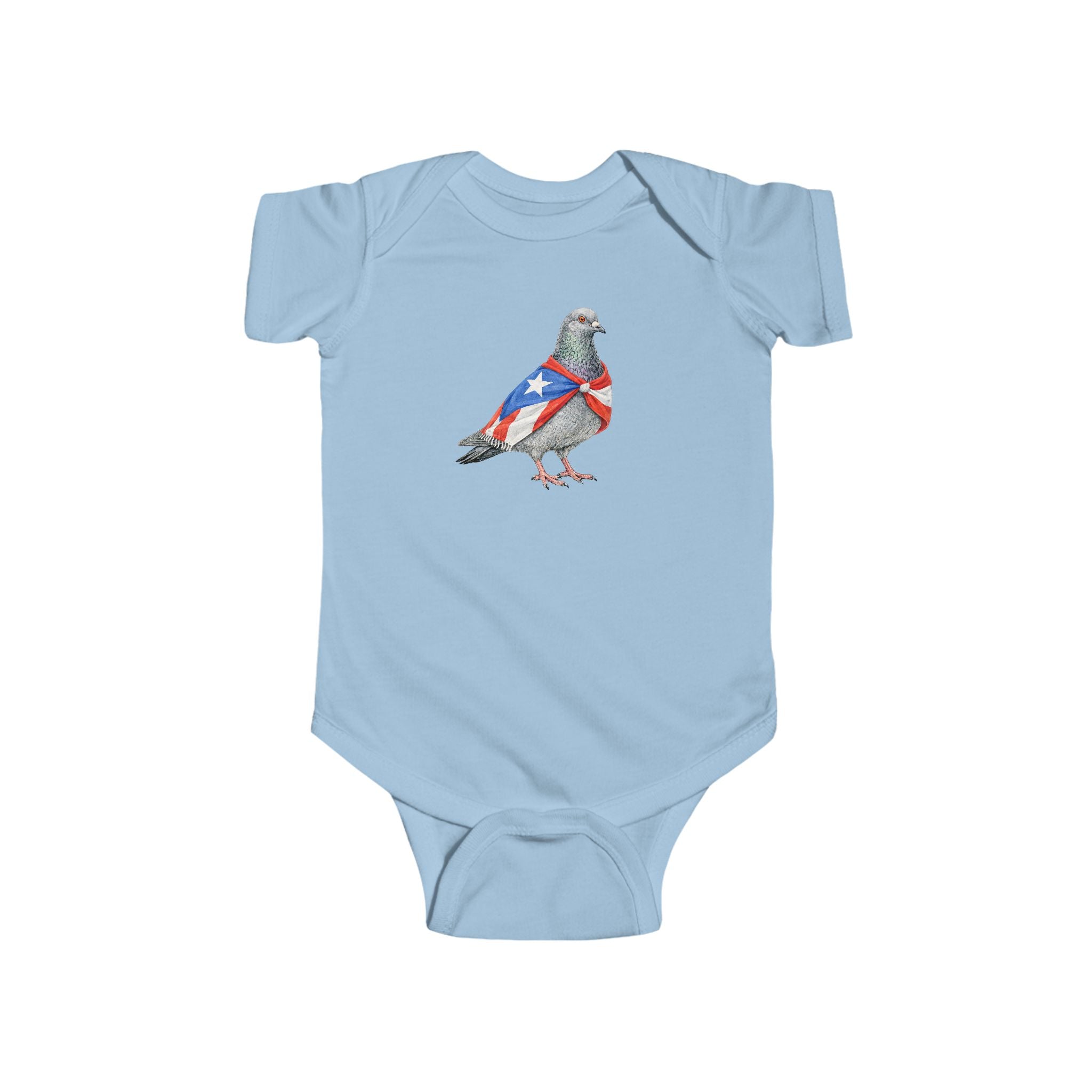 Customizable East Harlem NYC Pigeon Baby Onesie | New Yorker Reveal Infant Bodysuit