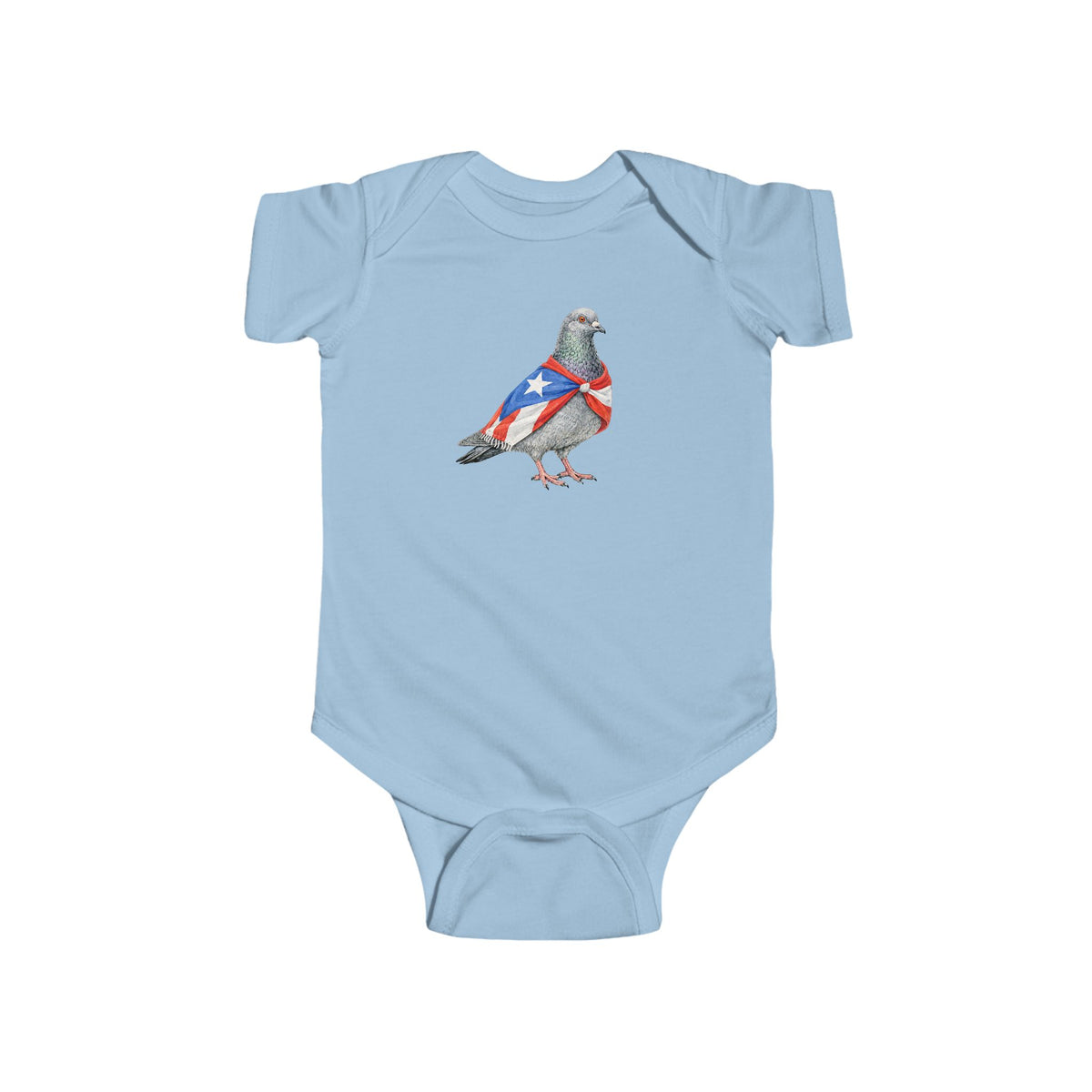 Customizable East Harlem NYC Pigeon Baby Onesie | New Yorker Reveal Infant Bodysuit