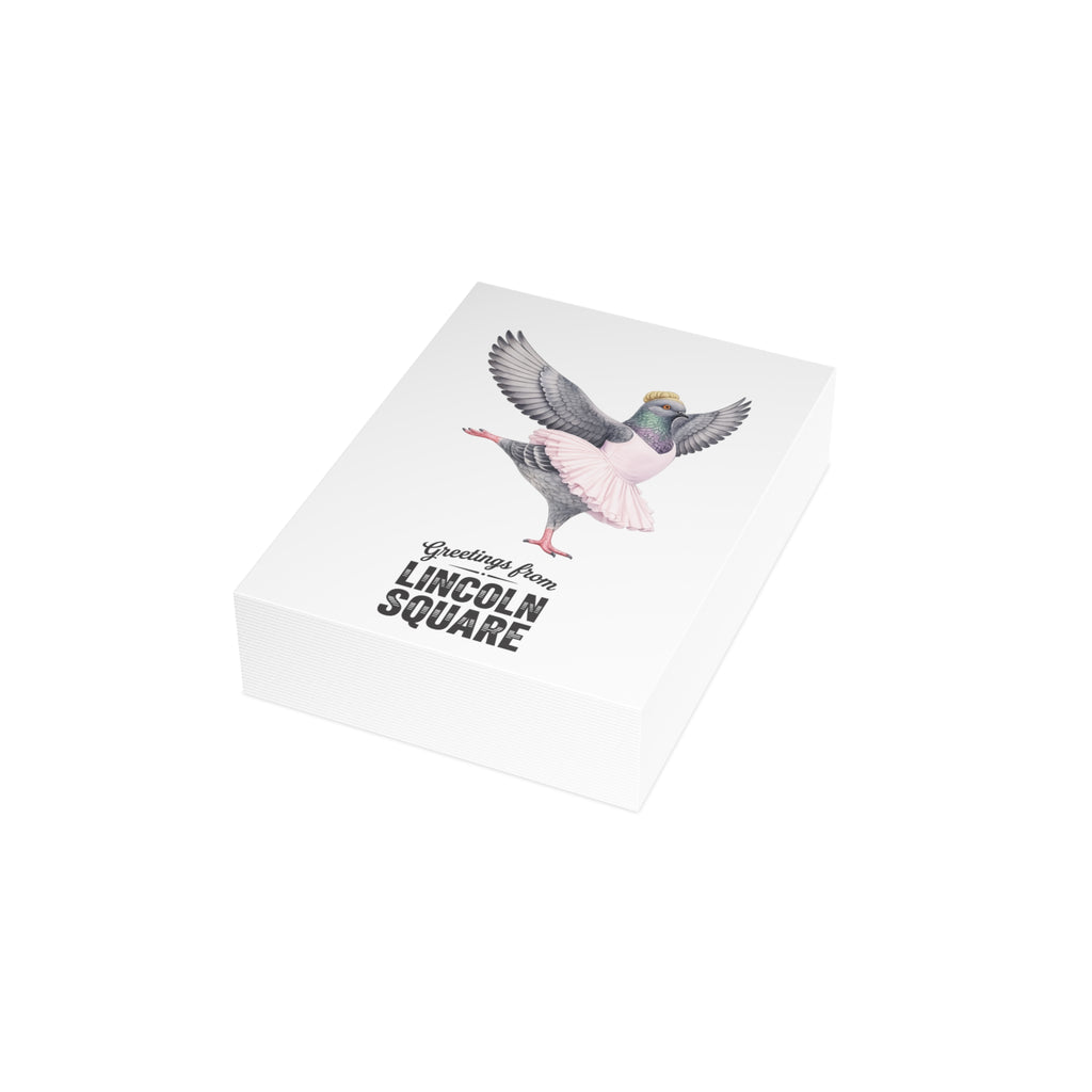 Lincoln Square NYC Pigeon Postcard Bundle (envelopes included)