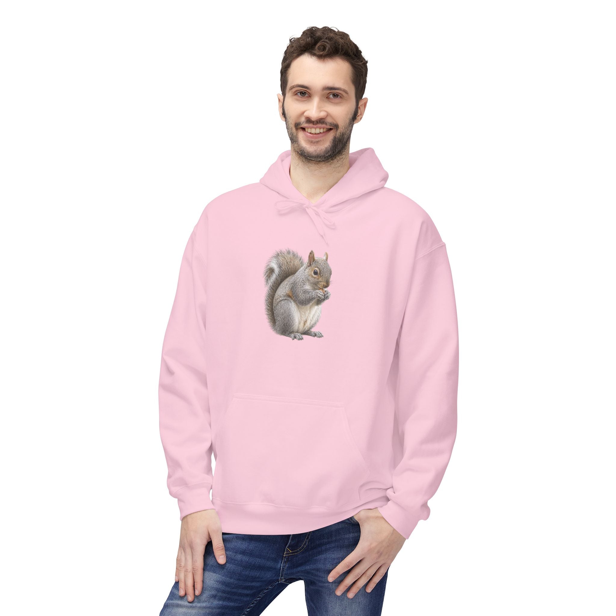 NYC Squirrel Hoodie — New York Hooded Pullover Sweatshirt