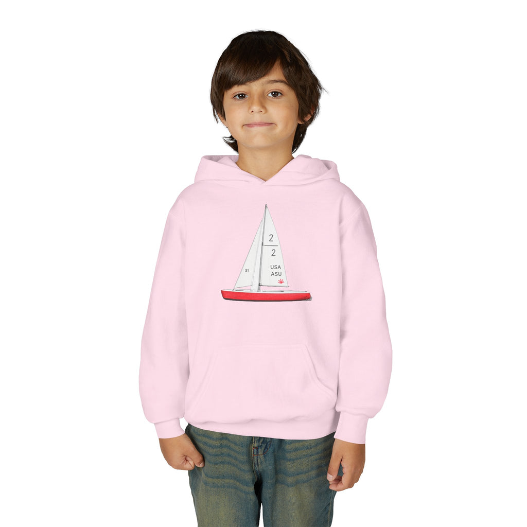 Central Park Model Sailboat NYC Kids Hoodie | New York Childrens Hooded Sweatshirt