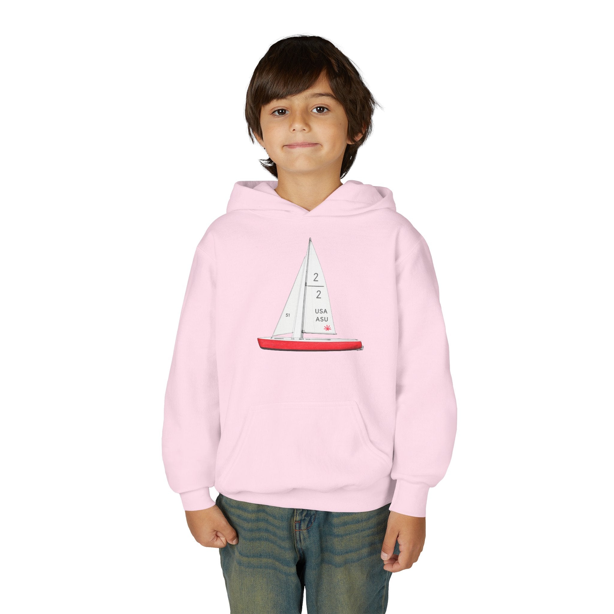 Central Park Model Sailboat NYC Kids Hoodie | New York Childrens Hooded Sweatshirt