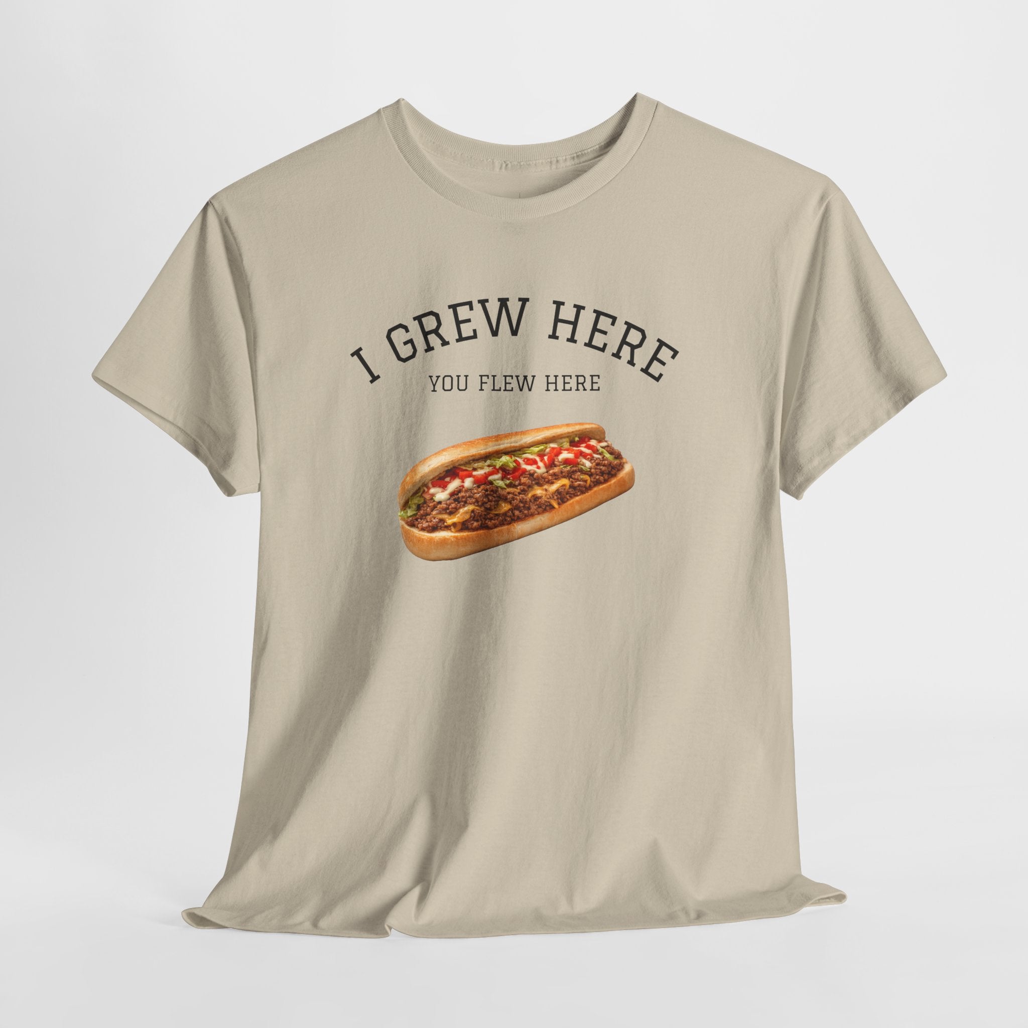 Chopped Cheese T-Shirt | I Grew Here You Flew Here New York City Bodega Food Tee
