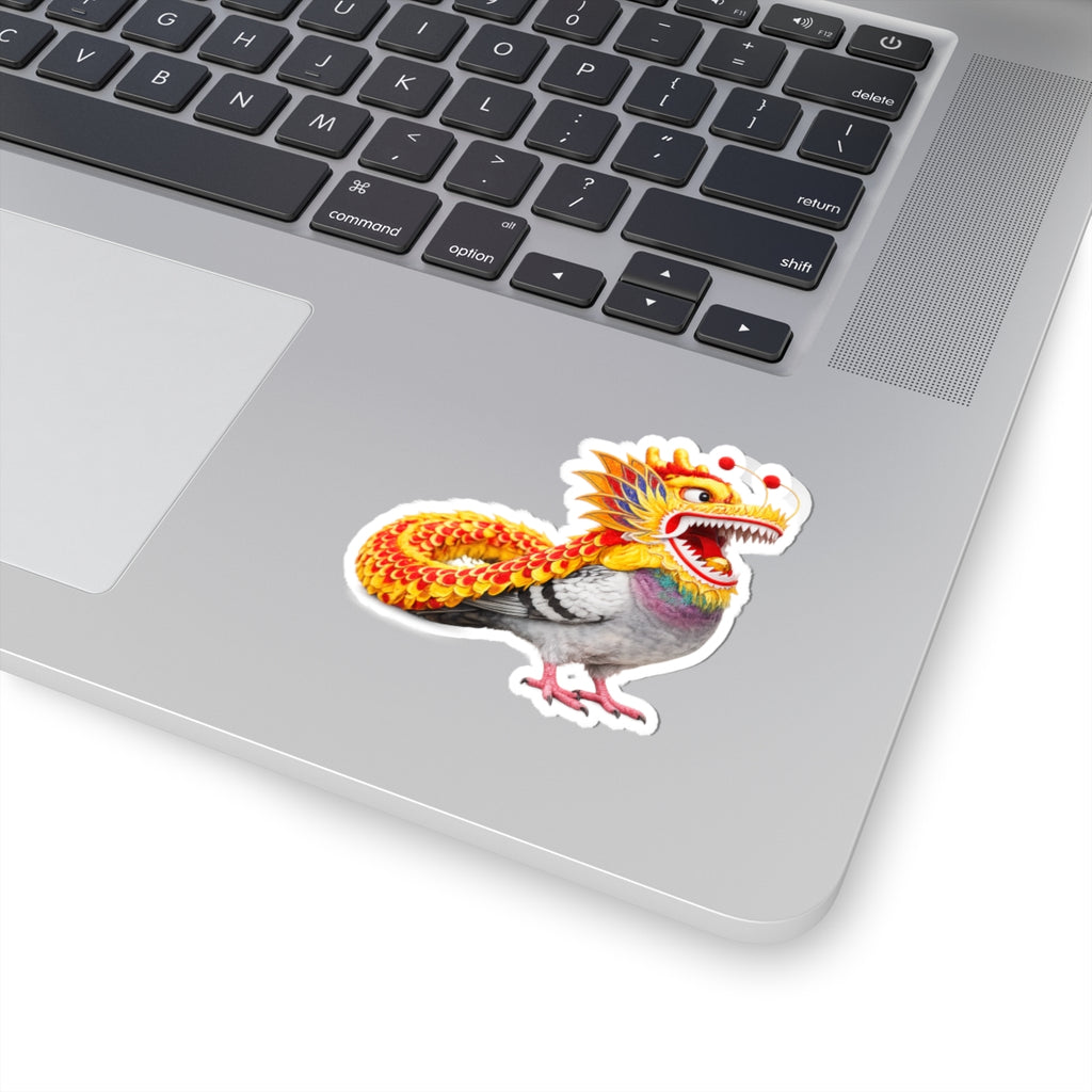 Chinatown NYC Pigeon 3" x 3" Sticker