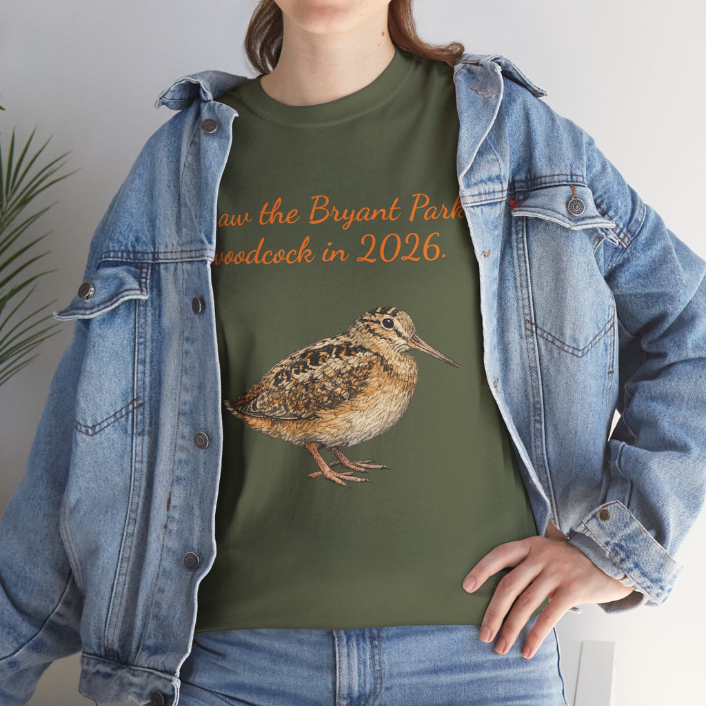 Bryant Park American Woodcock T-Shirt   NYC Gift Tee