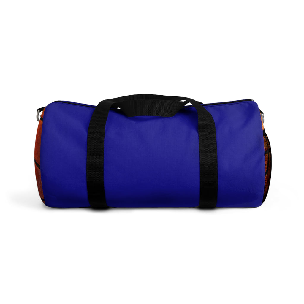 Customizable Blue Basketball Practice Duffel Bag