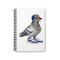 Customizable Queens NYC Pigeon Spiral Journal | New York Baseball Fan Bird Lovers Notebook