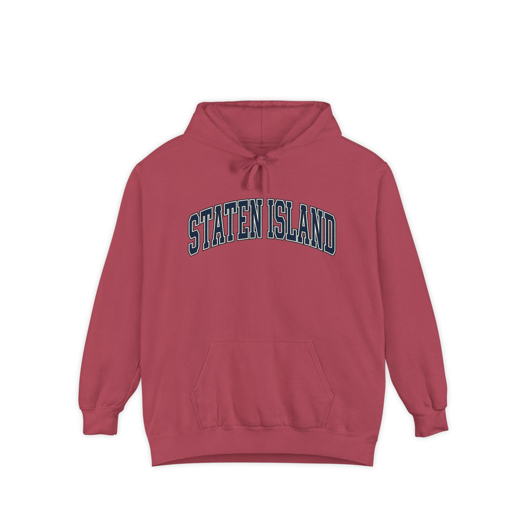 Staten Island Hoodie — Garment-Dyed Pullover Hooded Sweater