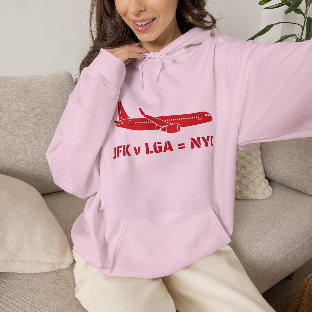Travel Day Comfy Hoodie  |  NYC Math Hooded Sweatshirt