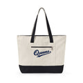 Queens Canvas Tote — Zippered Market Bag