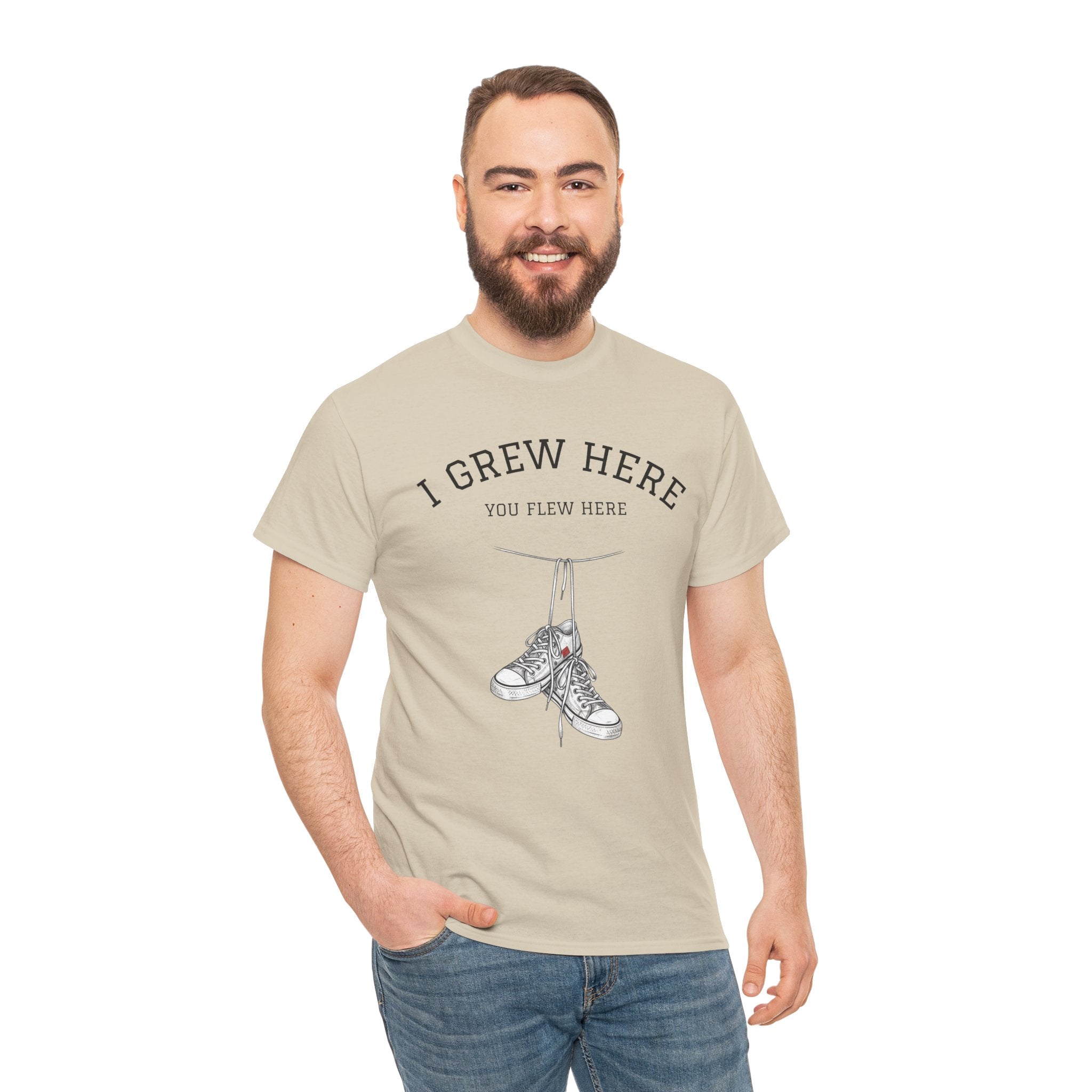 NYC Sneakers I I Grew Here You Flew Here T-Shirt
