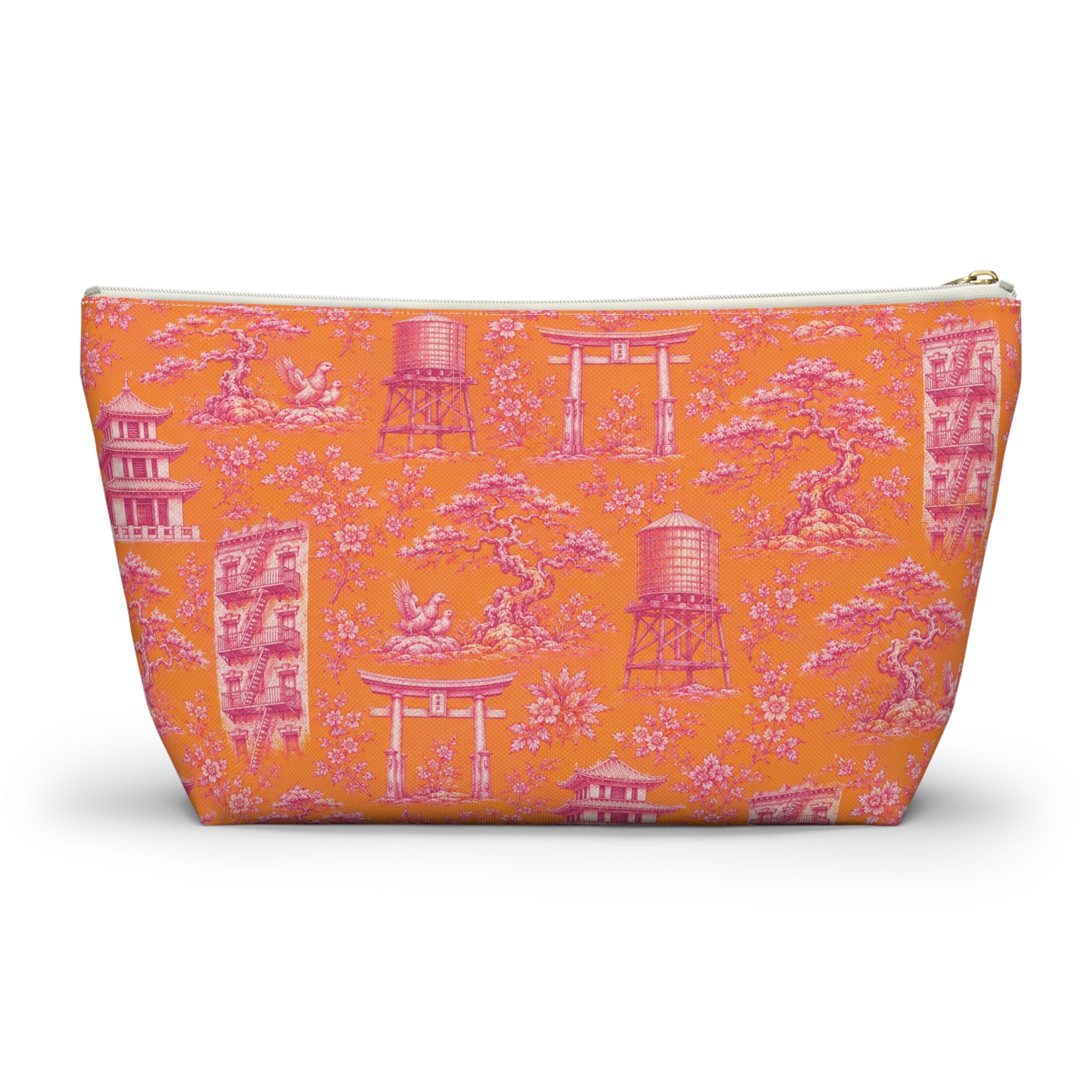 New York Chinatown Mahjong Tile Pouch —  T-Bottom Travel Bag