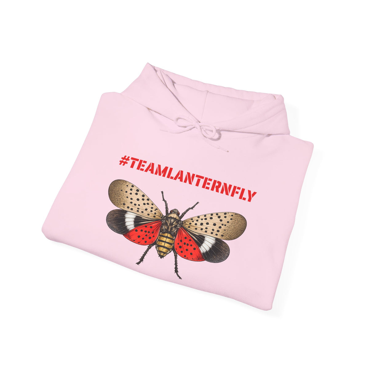 NYC Spotted Lanternfly Hoodie — Team Lanternfly Hooded Pullover Sweatshirt