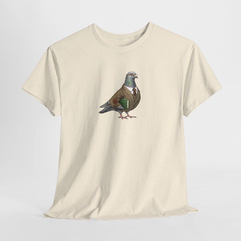 Customizable Morningside Heights NYC Pigeon T-Shirt | University Professor Tee
