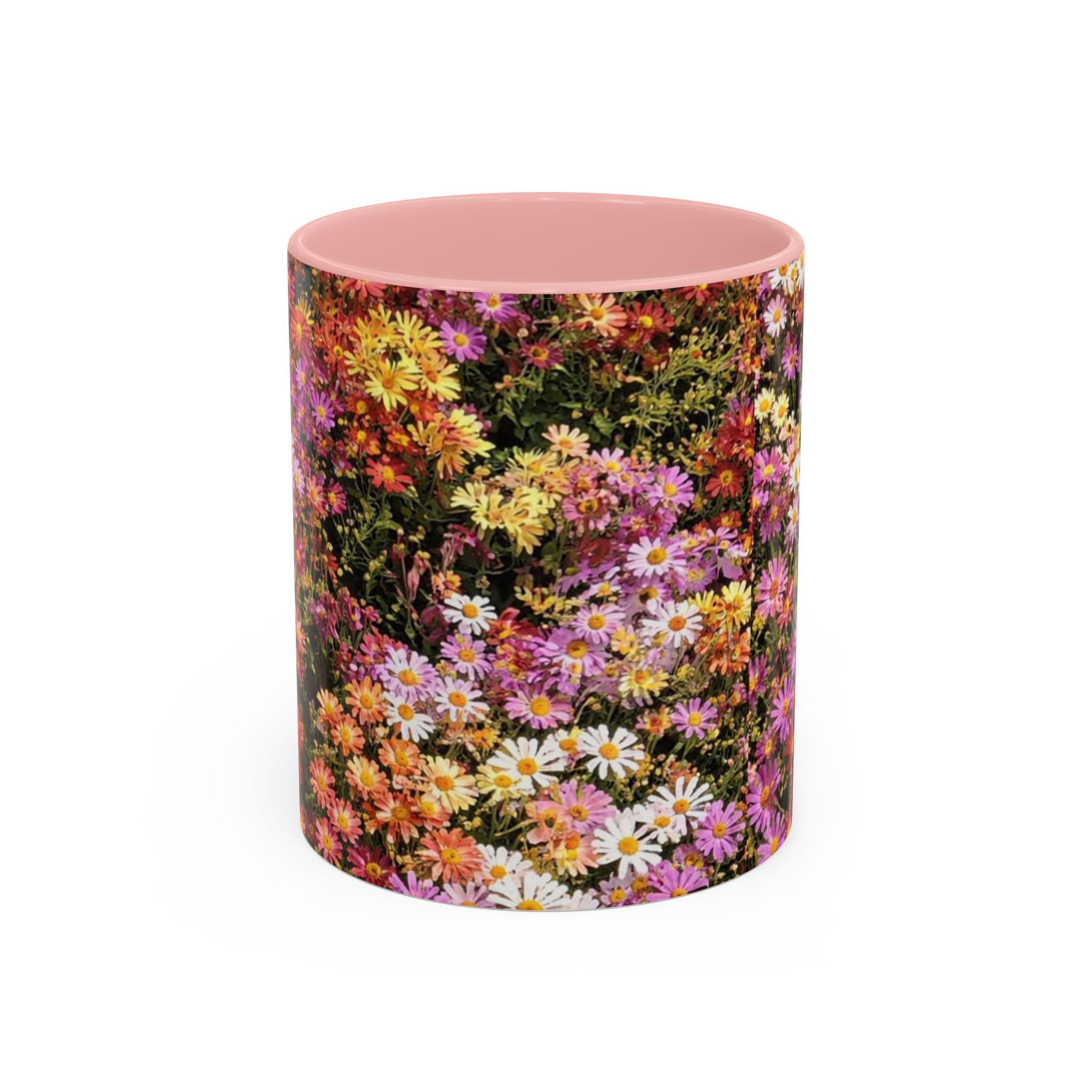 Central Park Korean Chrysanthemum Accent Coffee Mug — Tea Mug 11oz
