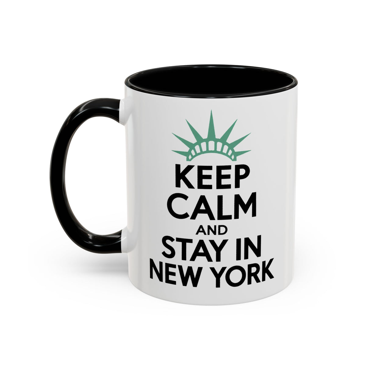 Keep Calm and Stay in New York Accent Coffee Mug 11oz + 15oz