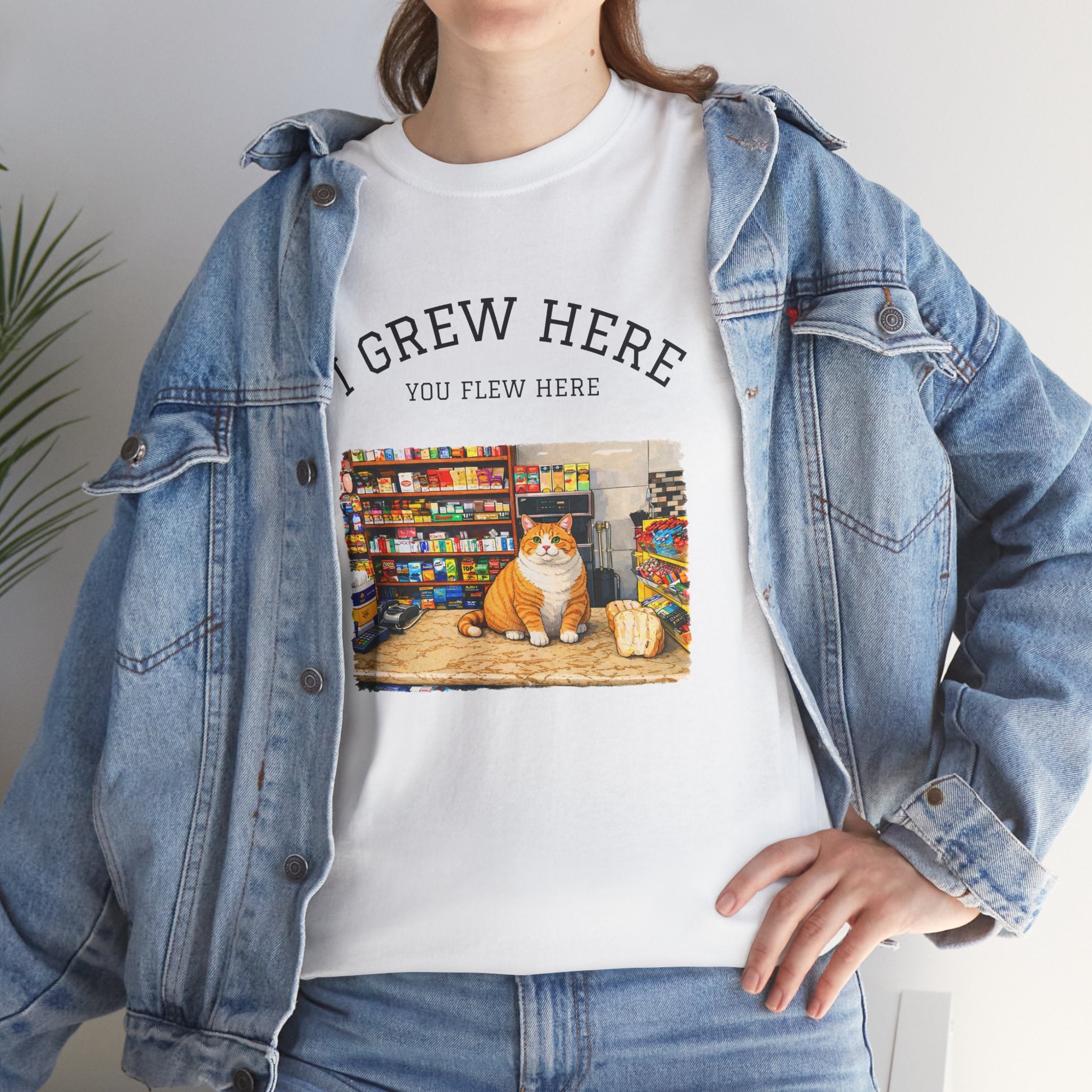 Bodega Cat T-Shirt | I Grew Here You Flew Here NYC Tee