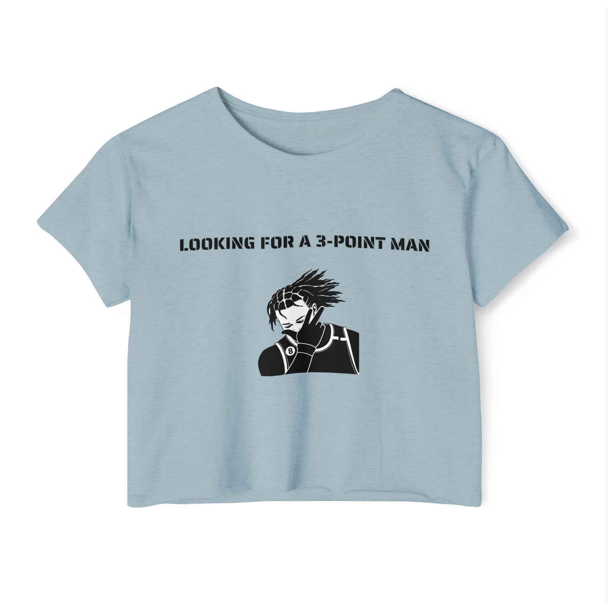Looking For A 3-Point Man crop top tee | New York Basketball Jalen Brunson T-shirt