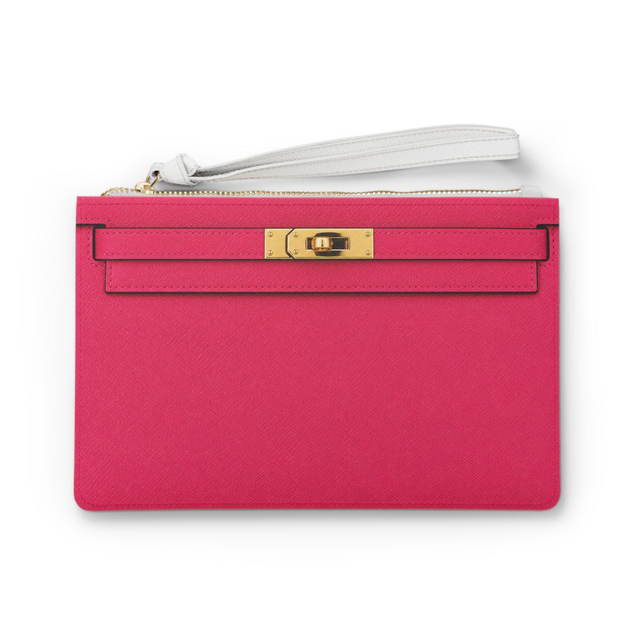 Canal Street Pink and Gold Clutch Bag — Elegant Wristlet Purse for Evening & Gifts