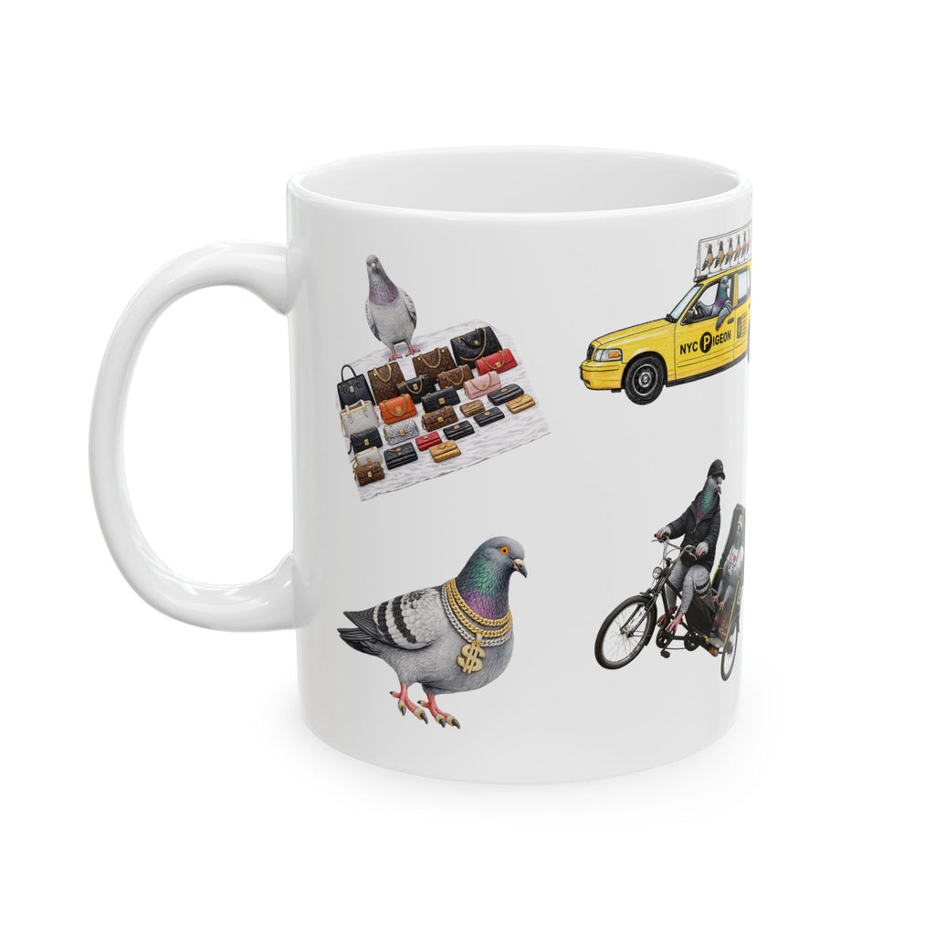 Hard Working New Yorkers | NYC Pigeon 11oz Coffee Mug
