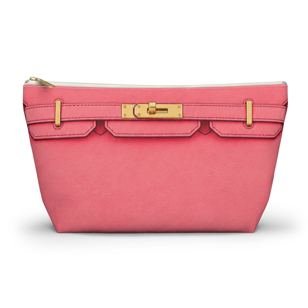 Canal Street Large Pink Makeup Bag —  T-Bottom Travel Bag