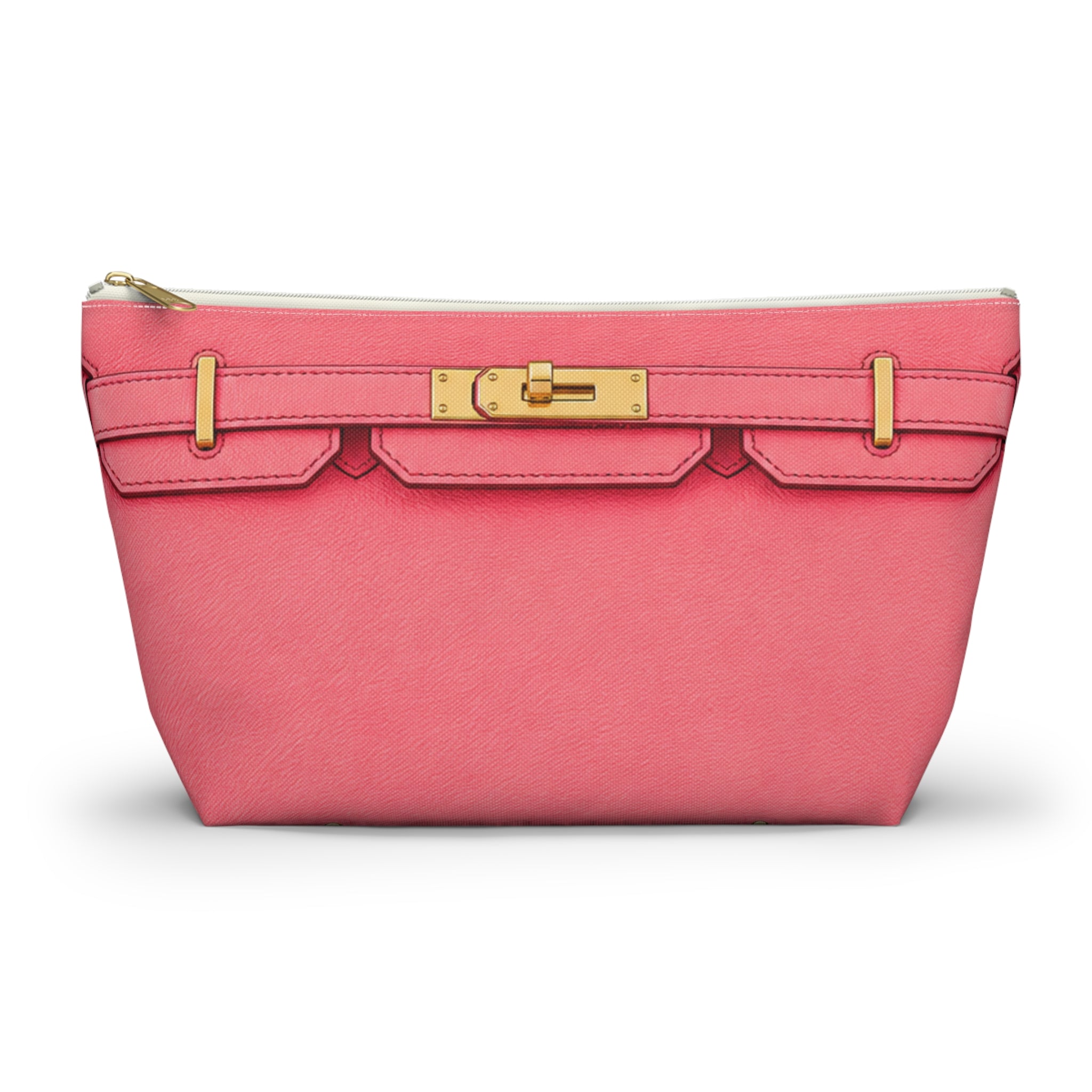 Canal Street Large Pink Makeup Bag —  T-Bottom Travel Bag