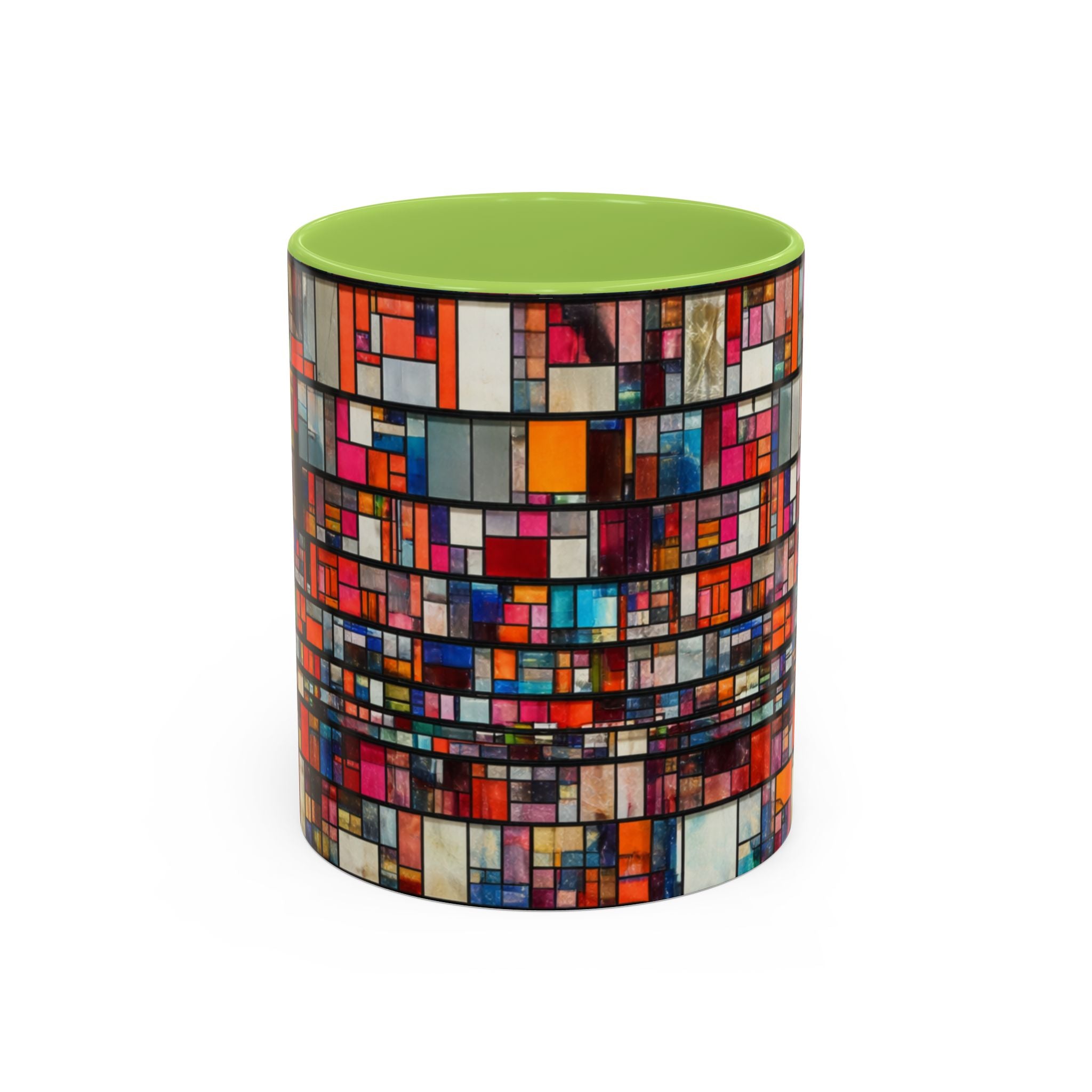 DUMBO Brooklyn Mosaic Water Tower Accent Coffee Mug 11oz