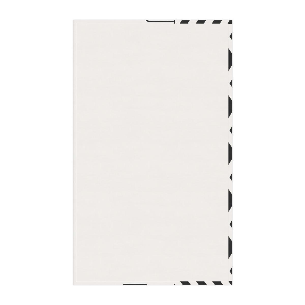 Paño de cocina Chevron del horizonte de Manhattan de NYC — Lino de cocina minimalista en blanco y negro del horizonte de la ciudad de Nueva York