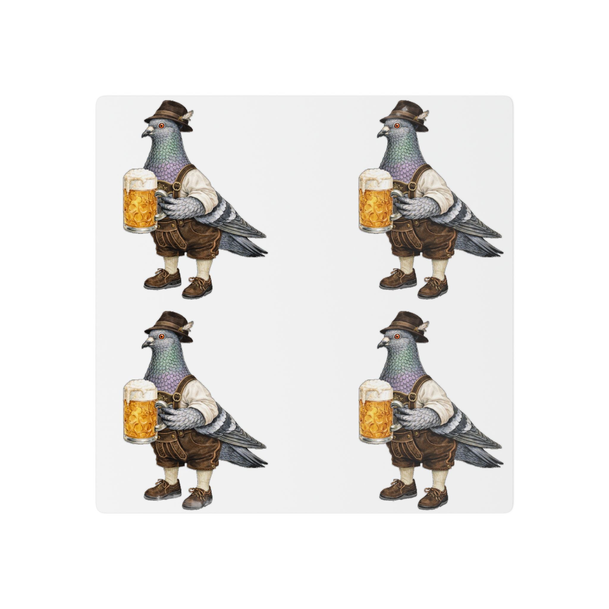Yorkville NYC Pigeon Temporary Tattoos | Beer Garden Bird Lovers Tattoo Sheet