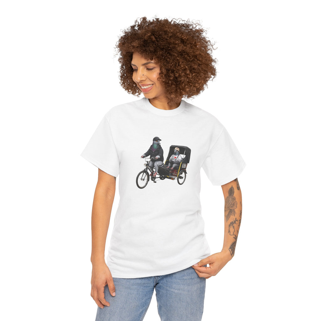 Customizable Times Square NYC Pigeon T-Shirt | Baseball Fan Tee
