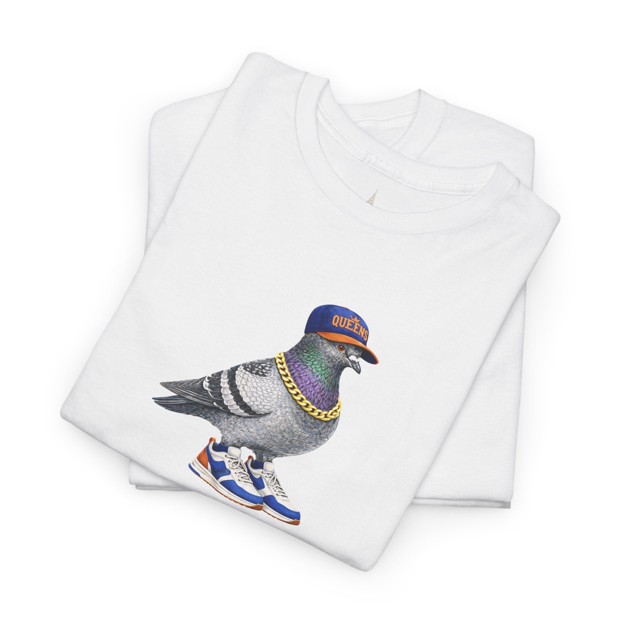 Customizable Queens NYC Pigeon T-Shirt | Baseball Fan Tee