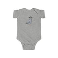 Customizable Williamsburg NYC Pigeon Baby Onesie | New Yorker Reveal Infant Bodysuit