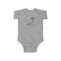 Customizable Williamsburg NYC Pigeon Baby Onesie | New Yorker Reveal Infant Bodysuit