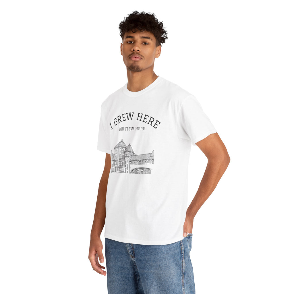 Forest Hills Station Plaza T-Shirt | I Grew Here You Flew Here New York City Queens Station Plaza Tee