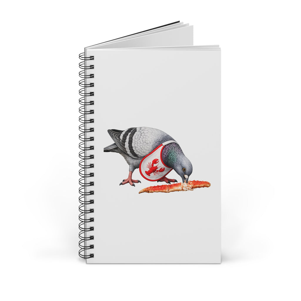 Customizable City Island NYC Pigeon Spiral Journal | Bird Lovers Notebook