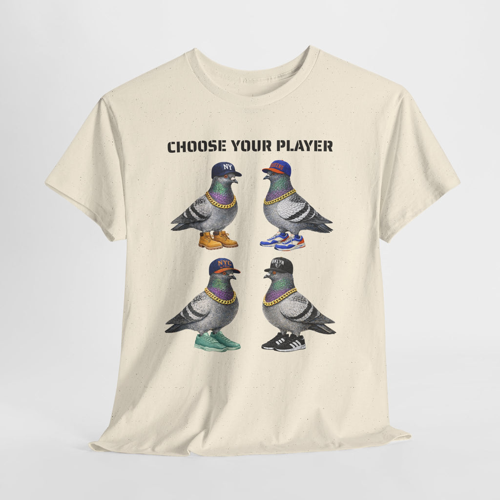 New York Sports Fan NYC Pigeon T-Shirt | NYC Baseball Basketball Fan Basketball Fan Tee
