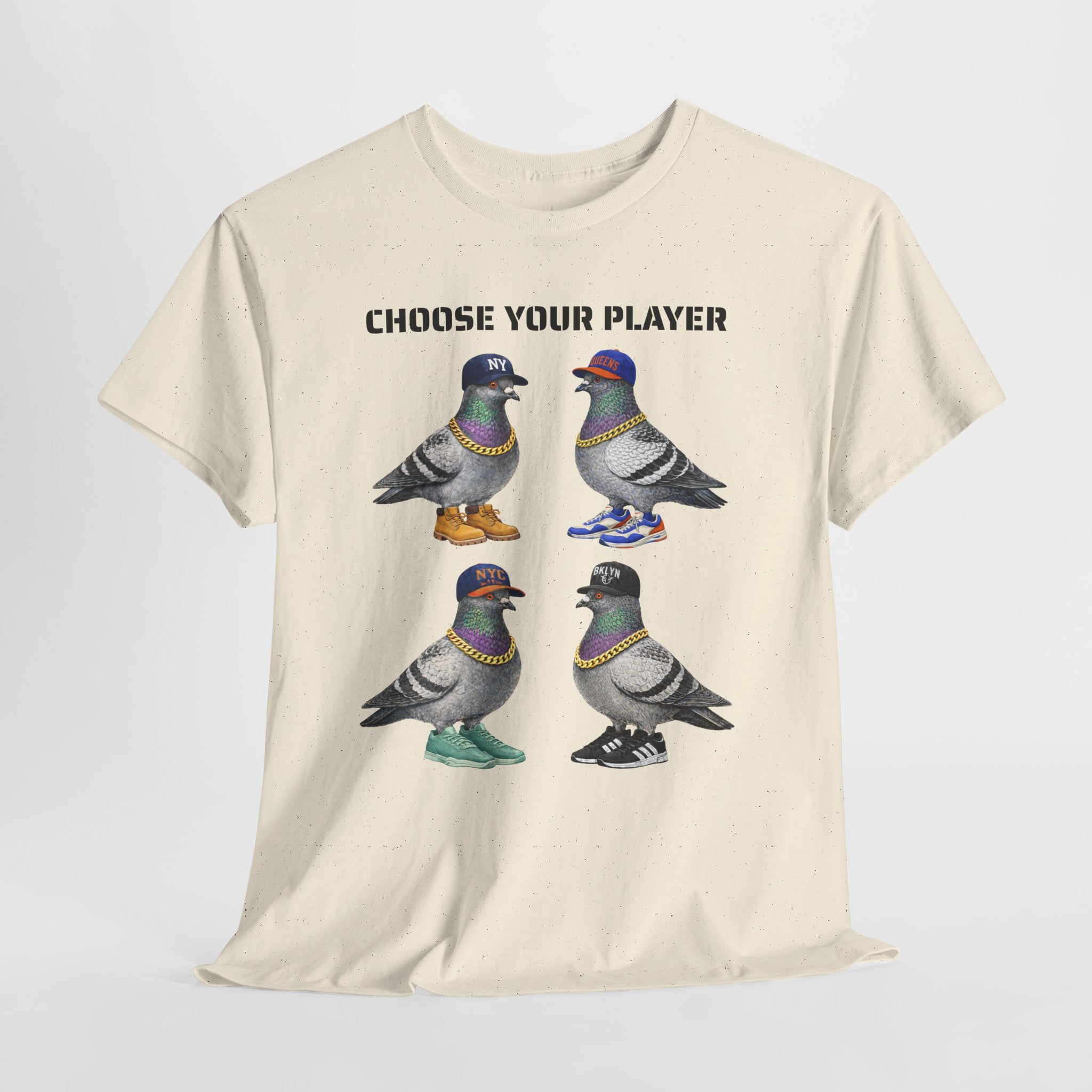 New York Sports Fan NYC Pigeon T-Shirt | NYC Baseball Basketball Fan Basketball Fan Tee