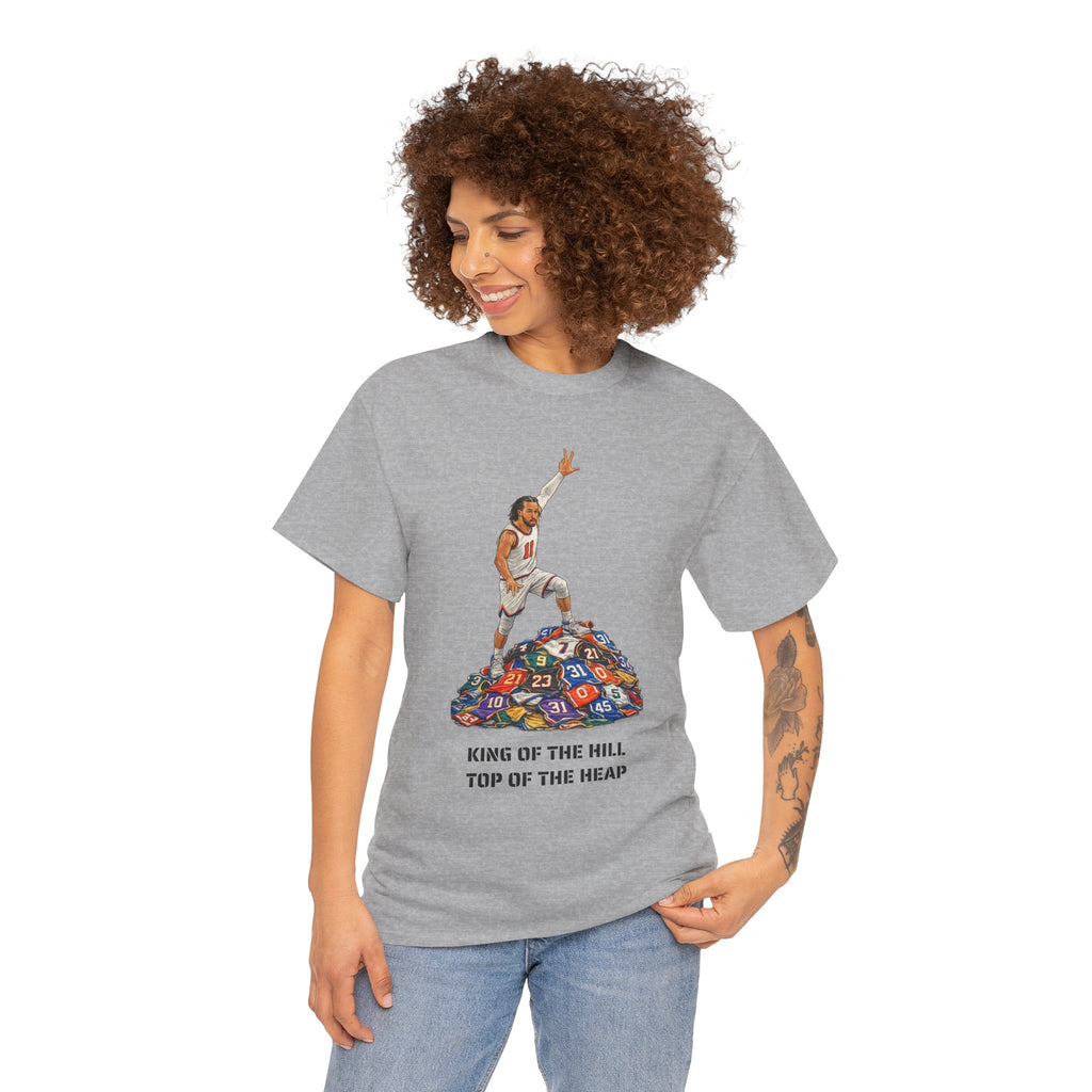 Jalen Brunson King of the Hill Top of the Heap Tee | New York New York Basketball T-Shirt