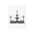 City Hall Park Fountain Ceramic Shower Tile 6" x 8"