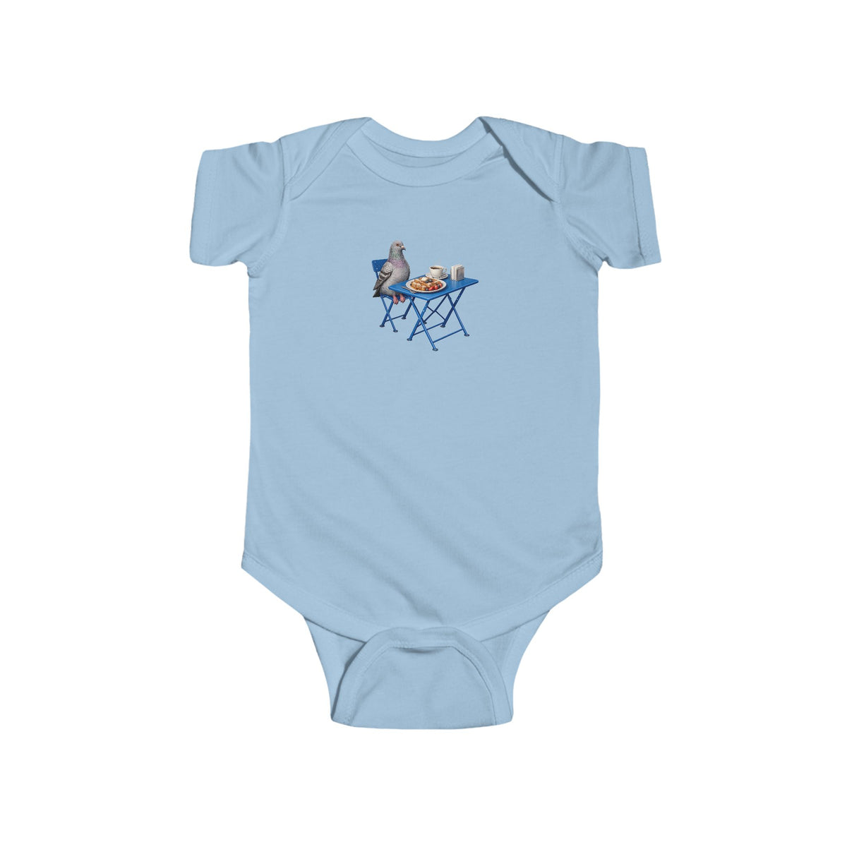 Customizable West Village NYC Pigeon Baby Onesie | New Yorker Reveal Infant Bodysuit