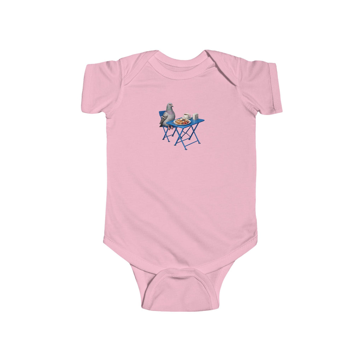 Customizable West Village NYC Pigeon Baby Onesie | New Yorker Reveal Infant Bodysuit